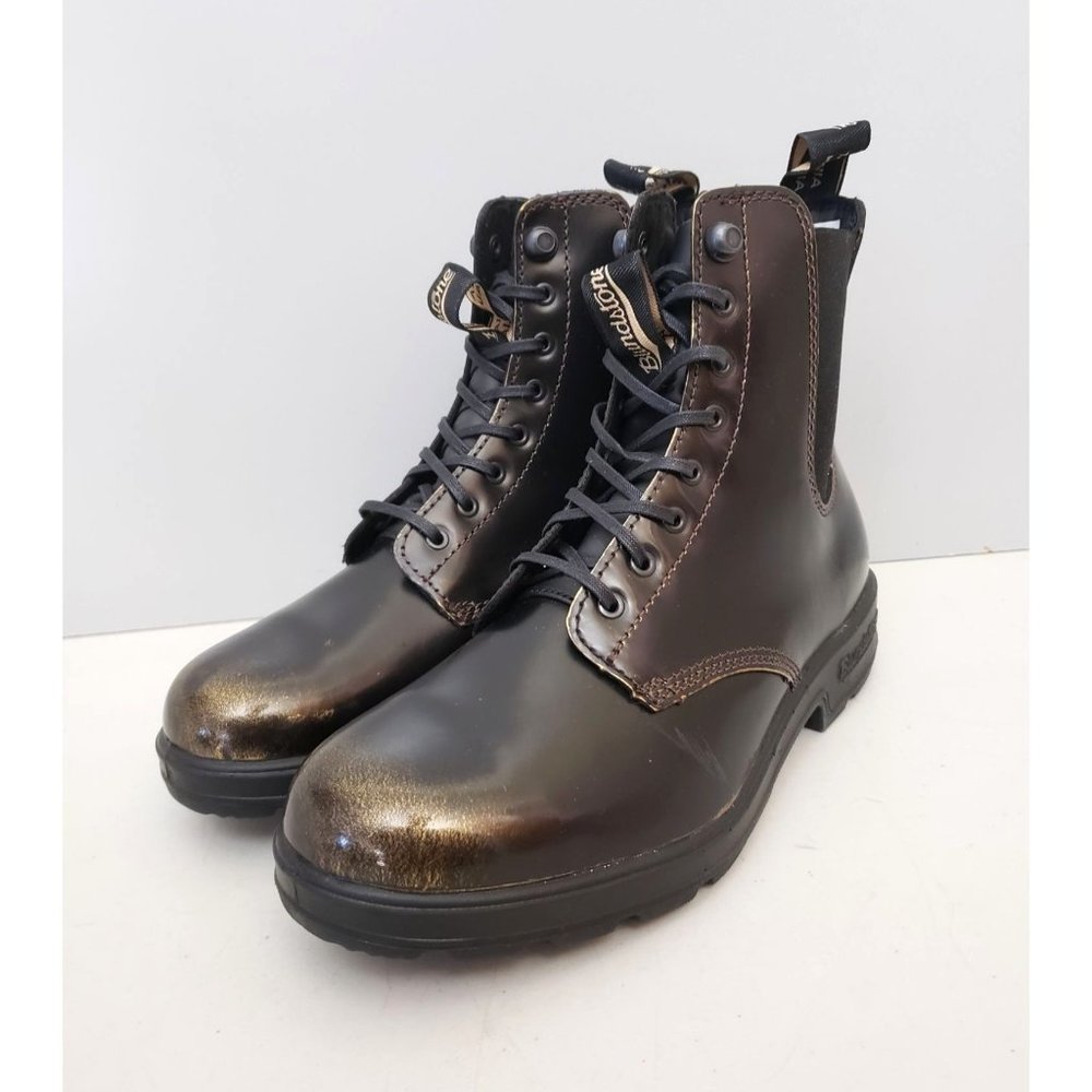 Blundstone Lace-Up Gore Boots in Gold Brush